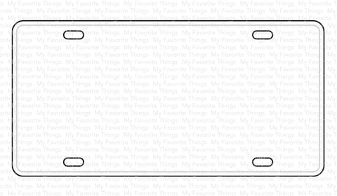 VANITY LICENSE PLATE