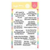 STORY SENTIMENTS