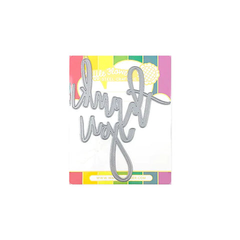 OVERSIZED THANK YOU