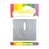 NESTING STITCHED OVALS