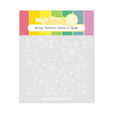 DAISY PATTERN STENCIL QUAD