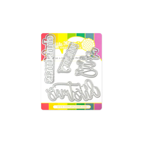 PRINT & SCRIPT MERRY CHRISTMAS