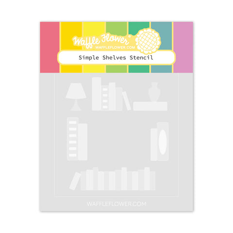 SIMPLE SHELVES STENCIL DUO