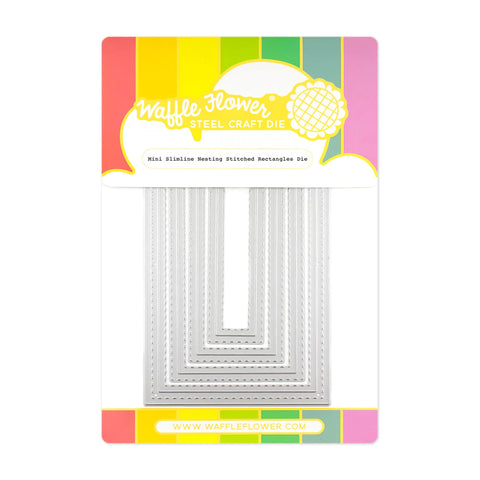 MINI SLIMLINE STITCHED RECTANGLES