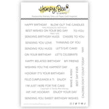 MINI MESSAGES BIRTHDAY