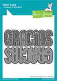 GIANT OUTLINED GRACIAS