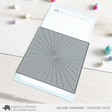 SQUARE SUNBURST - CC