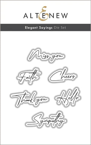 ELEGANT SAYINGS DIE