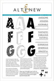 LAYERED LETTERS AFG STAMP SET