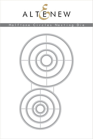 HALFTONE CIRCLES NESTING DIE SET