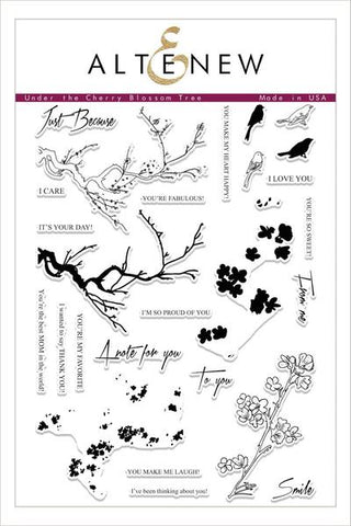 UNDER THE CHERRY BLOSSOM TREE STAMP SET