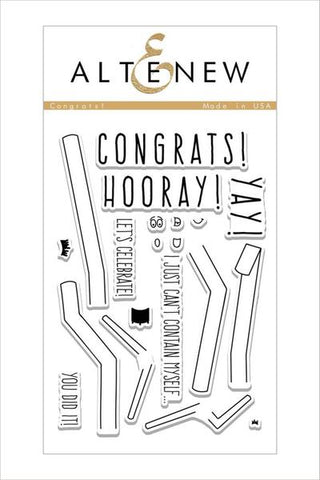 CONGRATS STAMP SET