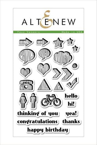 FAUX VENEER STAMP SET