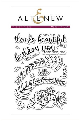 FLORAL FRAME STAMP SET