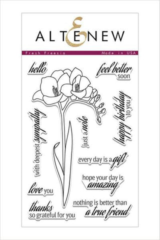 FRESH FREESIA STAMP SET