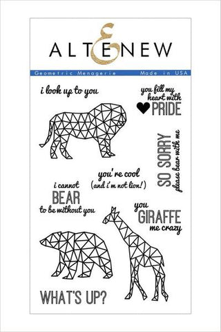 GEOMETRIC MENAGERIE STAMP SET