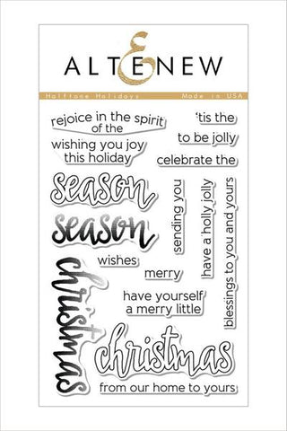 HALFTONE HOLIDAYS STAMP SET