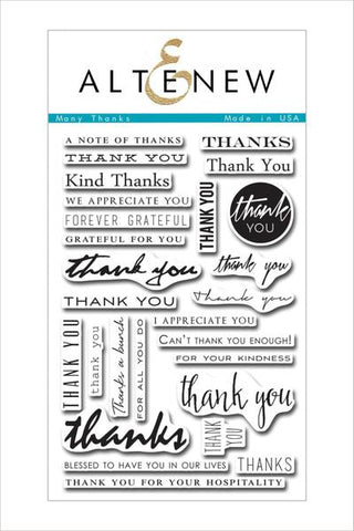 MANY THANKS STAMP SET