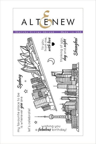 SKETCHY CITIES ABROAD STAMP SET