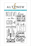 THOUGHTS & REMINDERS STAMP SET