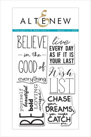 THOUGHTS & REMINDERS STAMP SET