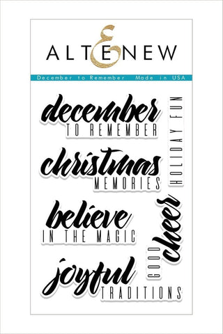 DECEMBER TO REMEMBER STAMP SET
