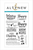 HAPPY HOLIDAYS STAMP SET