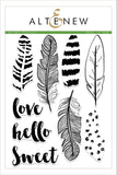 GOLDEN FEATHER STAMP SET