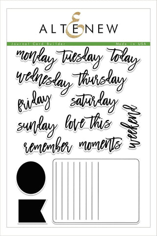 JOURNAL CARD BUILDER STAMP SET