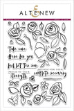 BAMBOO ROSE STAMP SET