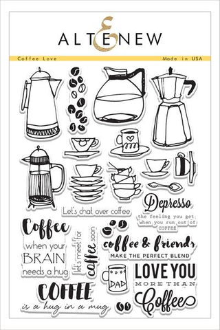 COFFEE LOVE STAMP SET