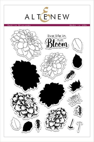 DAHLIA BLOSSOMS STAMP SET