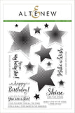 HALFTONE STARS STAMP SET
