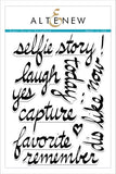 SUPER SCRIPT SCRAPBOOK STAMP SET