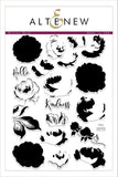 WINTER ROSE STAMP SET