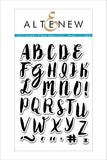 CALLIGRAPHY APLHA UPPERCASE STAMP SET