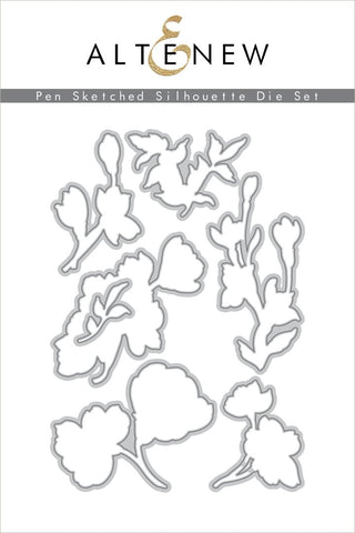 PEN SKETCHED SILHOUETTE DIE