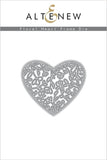 FLORAL HEART FRAME