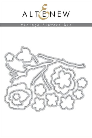 VINTAGE FLOWERS DIE SET