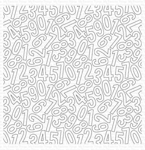 NUMBER JUMBLE BACKGROUND