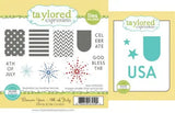 BANNER YEAR 4TH OF JULY STAMP & DIE