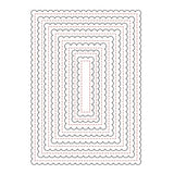 SCALLOP A7 CARD FRAMES
