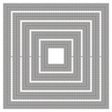 DOUBLE STITCHED SQUARES