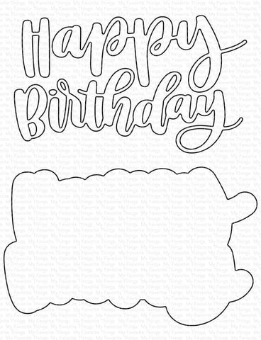 HAND LETTERED HAPPY BIRTHDAY