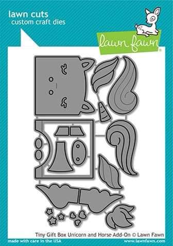 TINY GIFT BOX UNICORN AND HORSE ADD ON