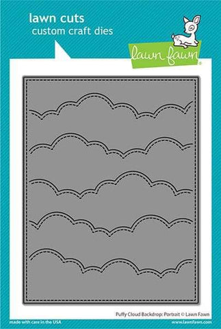 PUFFY CLOUD BACKDROP PORTRAIT