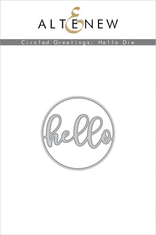 CIRCLED GREETINGS HELLO