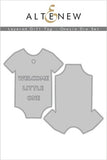 LAYERED GIFT TAG ONESIE