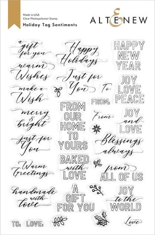 HOLIDAY TAG SENTIMENTS