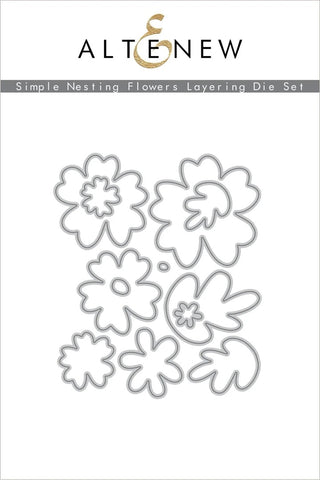 SIMPLE NESTING FLOWERS LAYERING